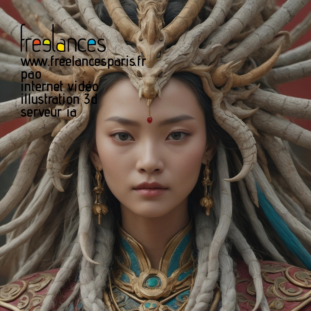 Pao mise en page internet vidéo illustration 3d serveur IA générative AI freelance paris studio de création magazines 8li8f1g0